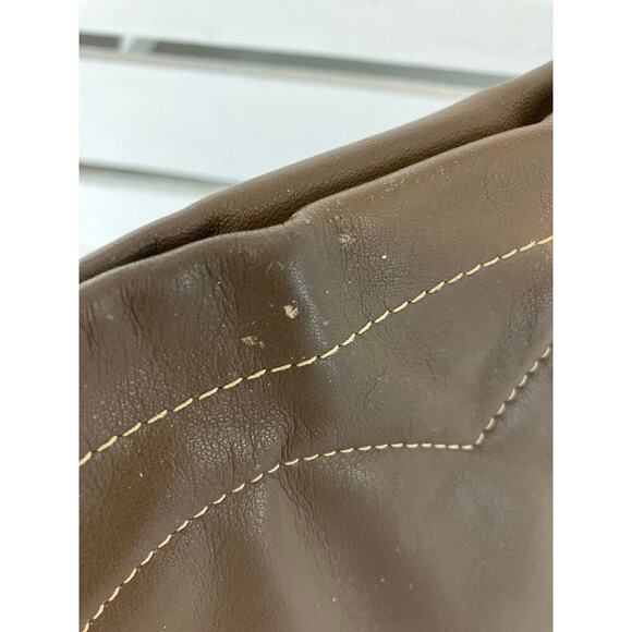 BRIGHTON C813296 SMALL BROWN LEATHER HEART CROSSBODY BAG - Picture 2 of 16